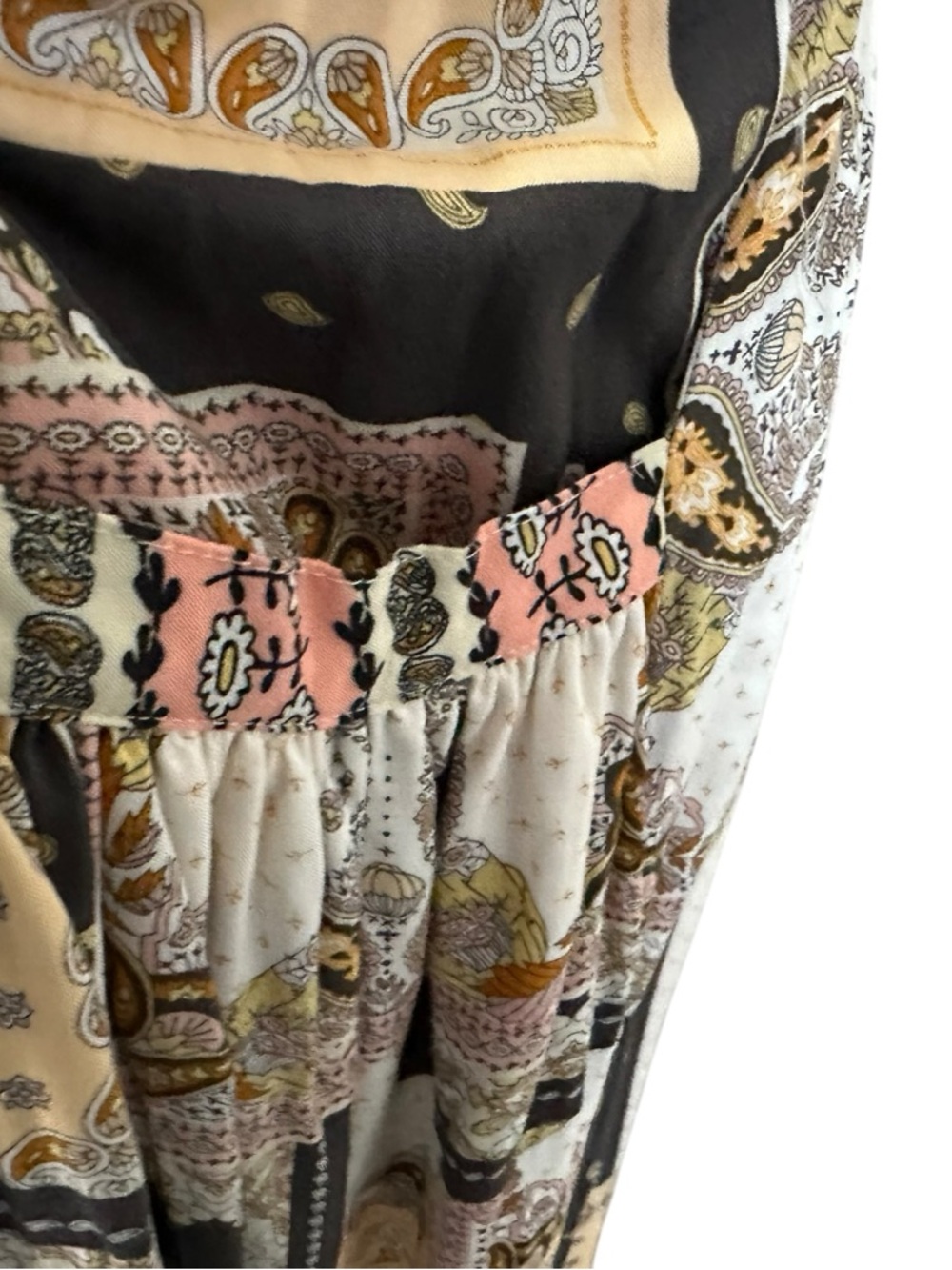 Matilda Jane Womens Adventure Begins Perfectly Paisley Maxi Dress Sz Med Multi - Picture 7 of 12